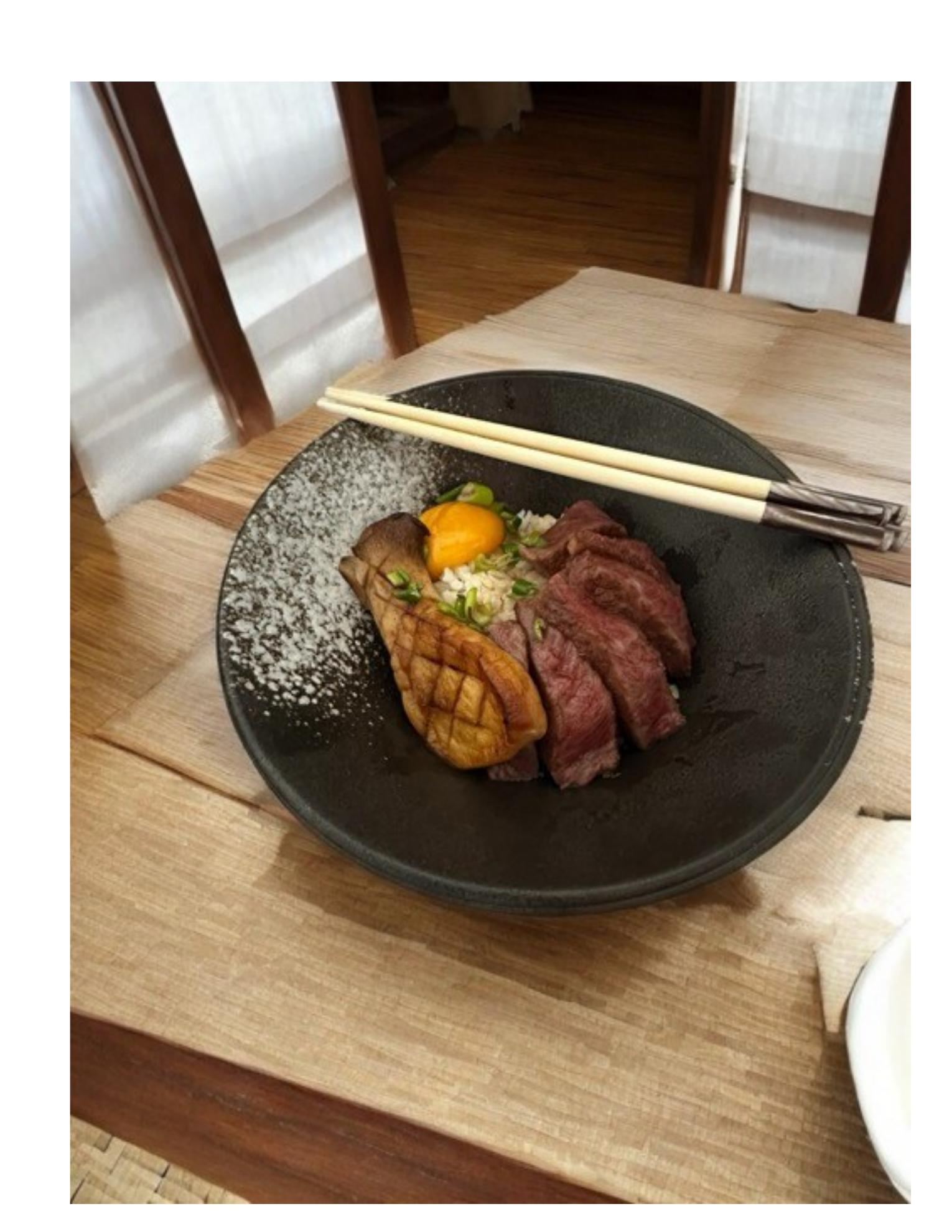 Donburi de wagyu