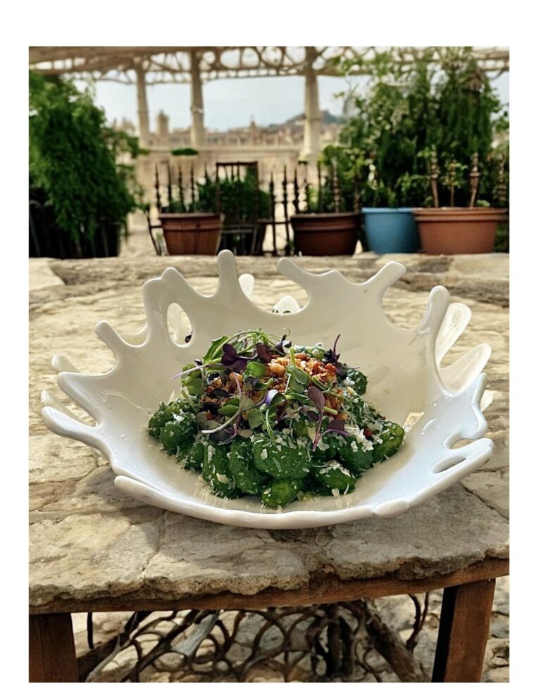 Green pasta