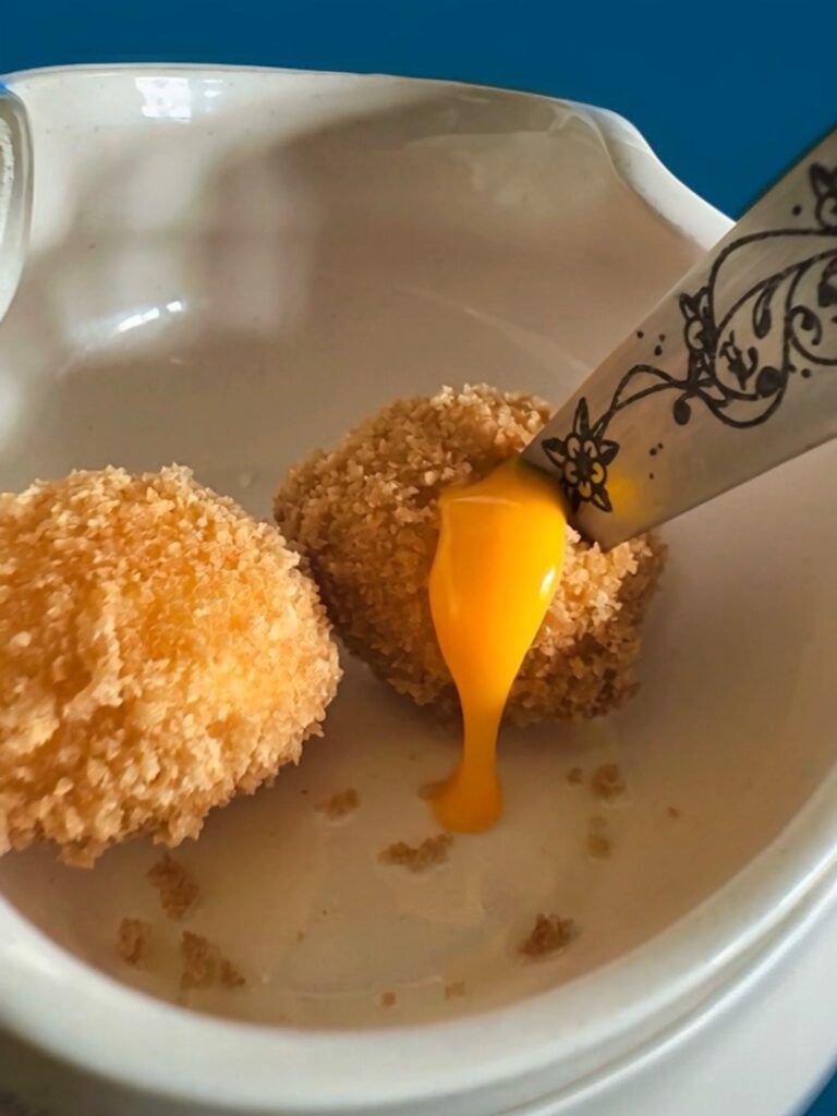 Jaunes d&rsquo;œuf panés