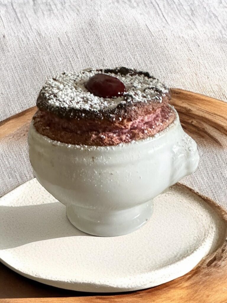Soufflé aux fruits rouges