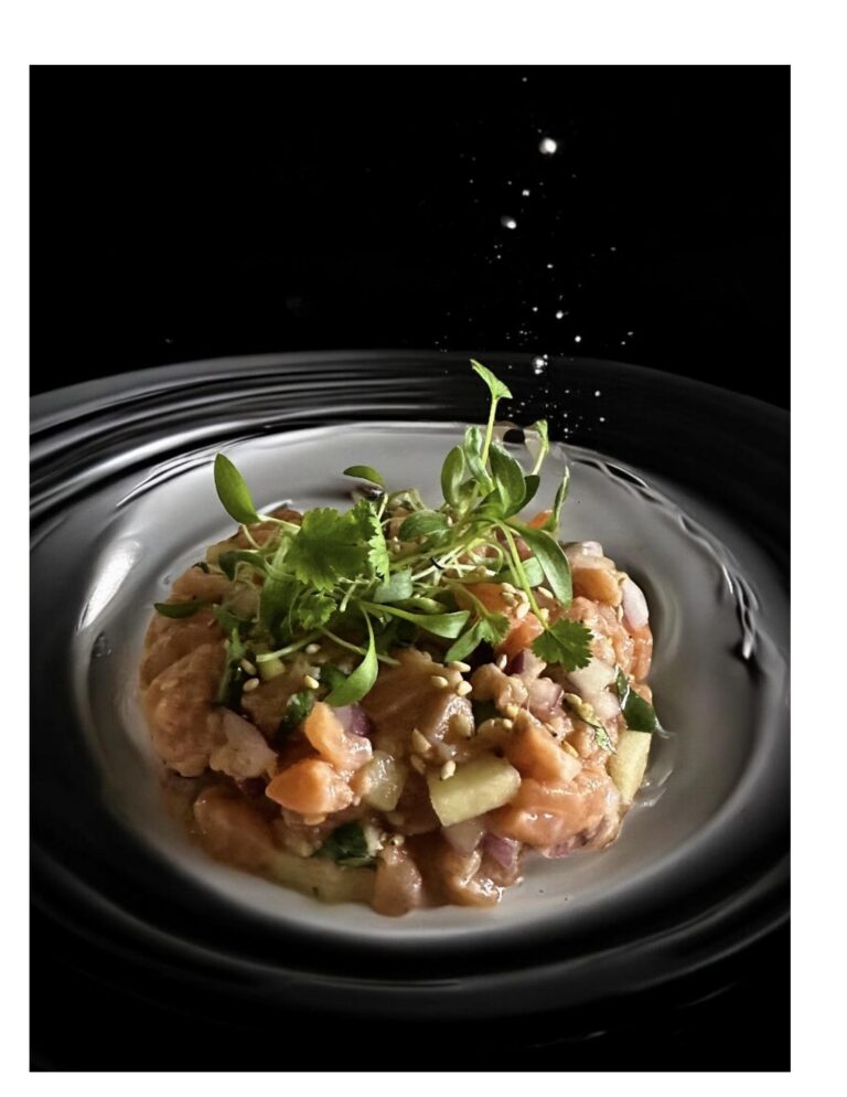Tartare de saumon au Japon