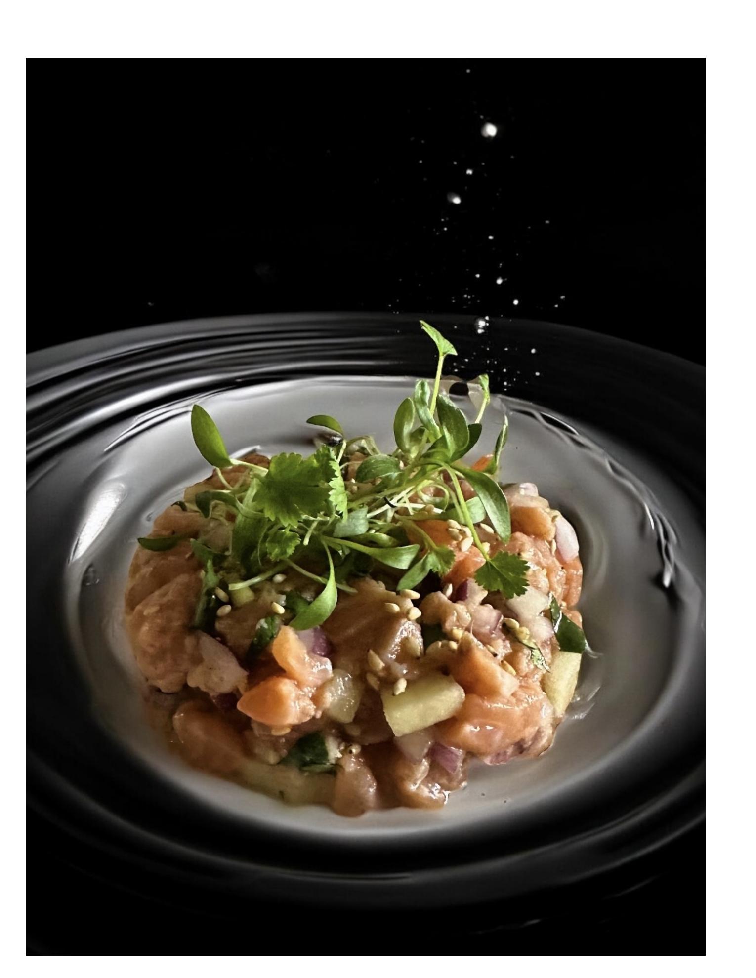Tartare de saumon au Japon