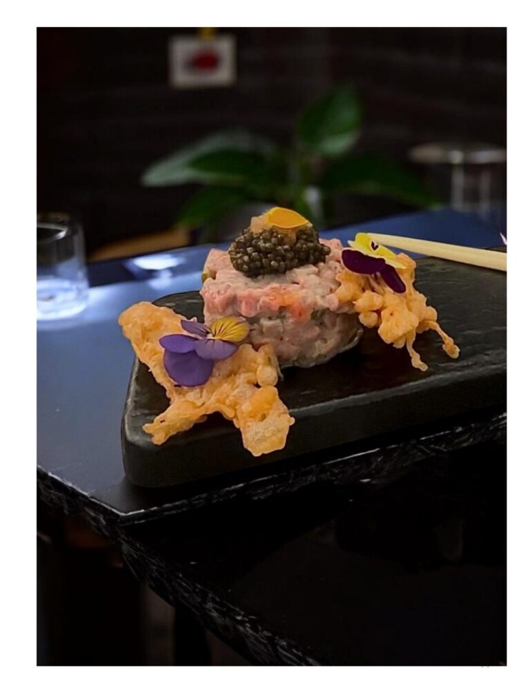 Tartare de wagyu coupé au couteau
