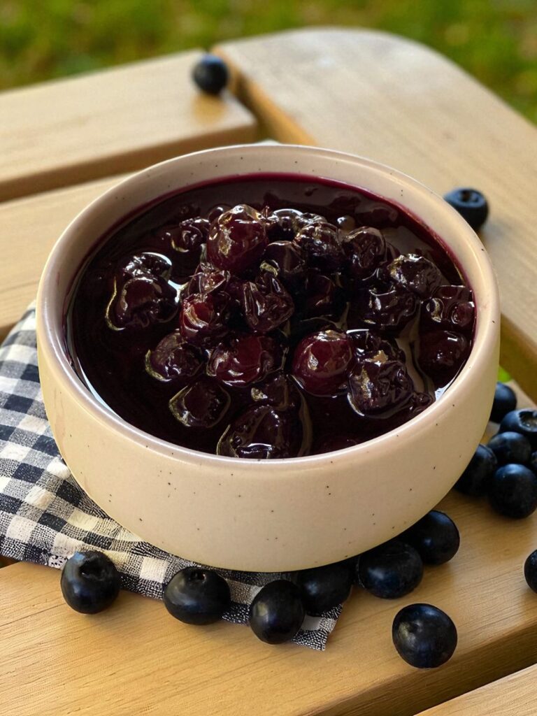 Myrtilles au sirop pour les grands !