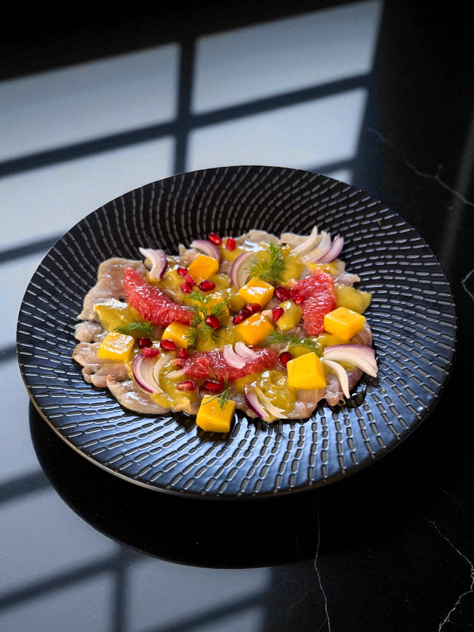 Carpaccio de sériole