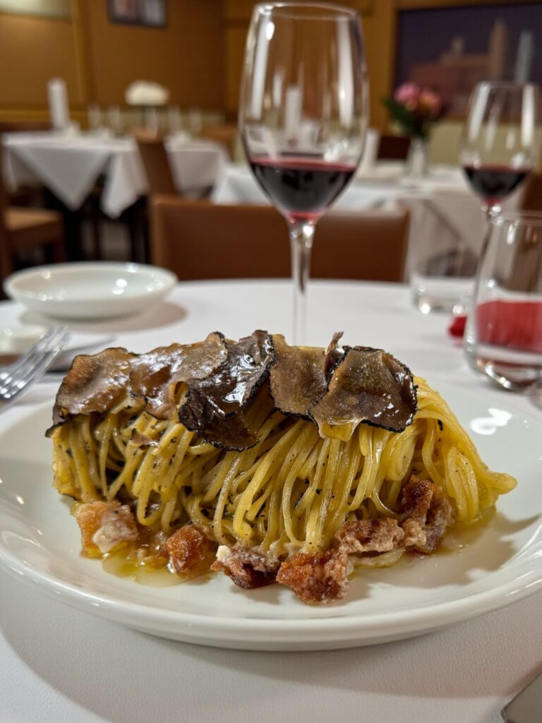 Spaghetti à la truffe