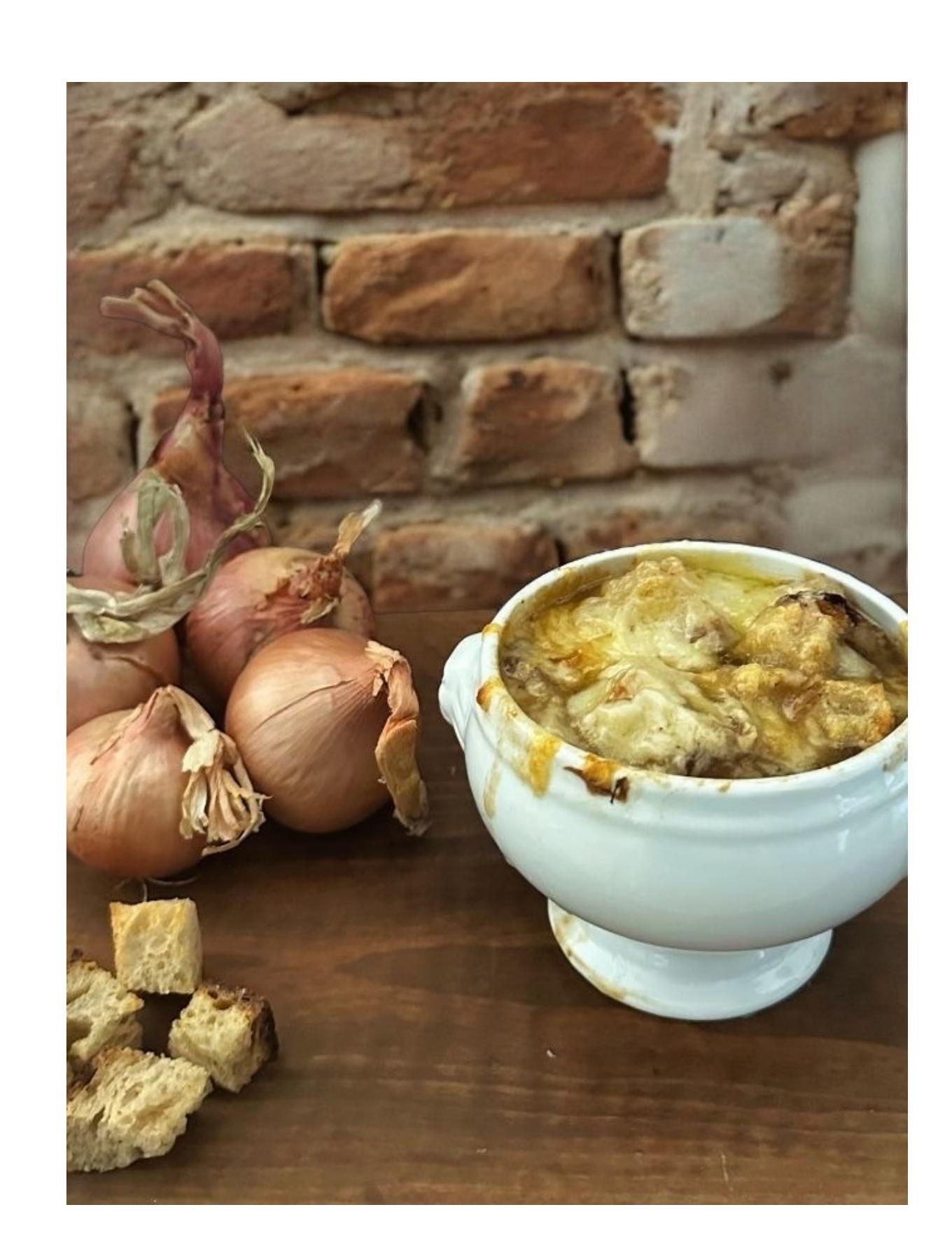 Soupe à l&rsquo;oignon de Roscoff AOP