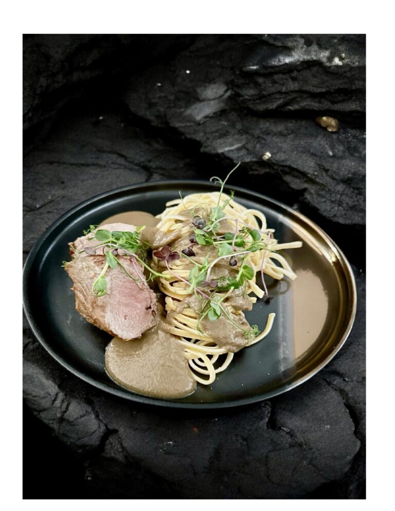 Mignon de porc — sauce foie gras